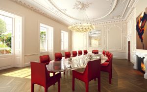 A bookable meeting room within a premium serviced office in London